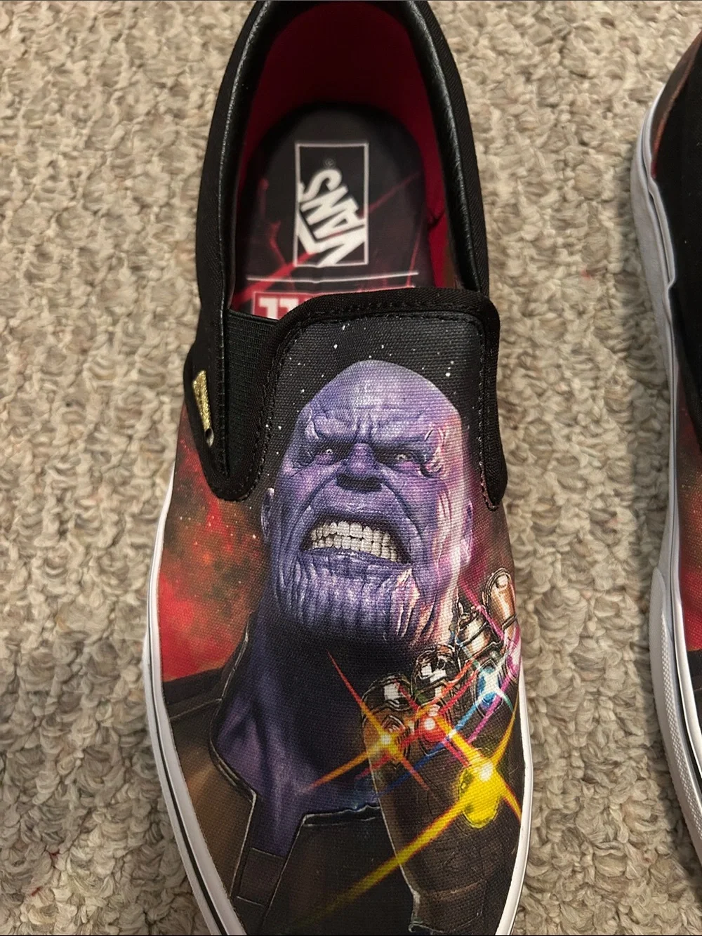 Vans Men's Slip-On Marvel Thanos Sneakers
